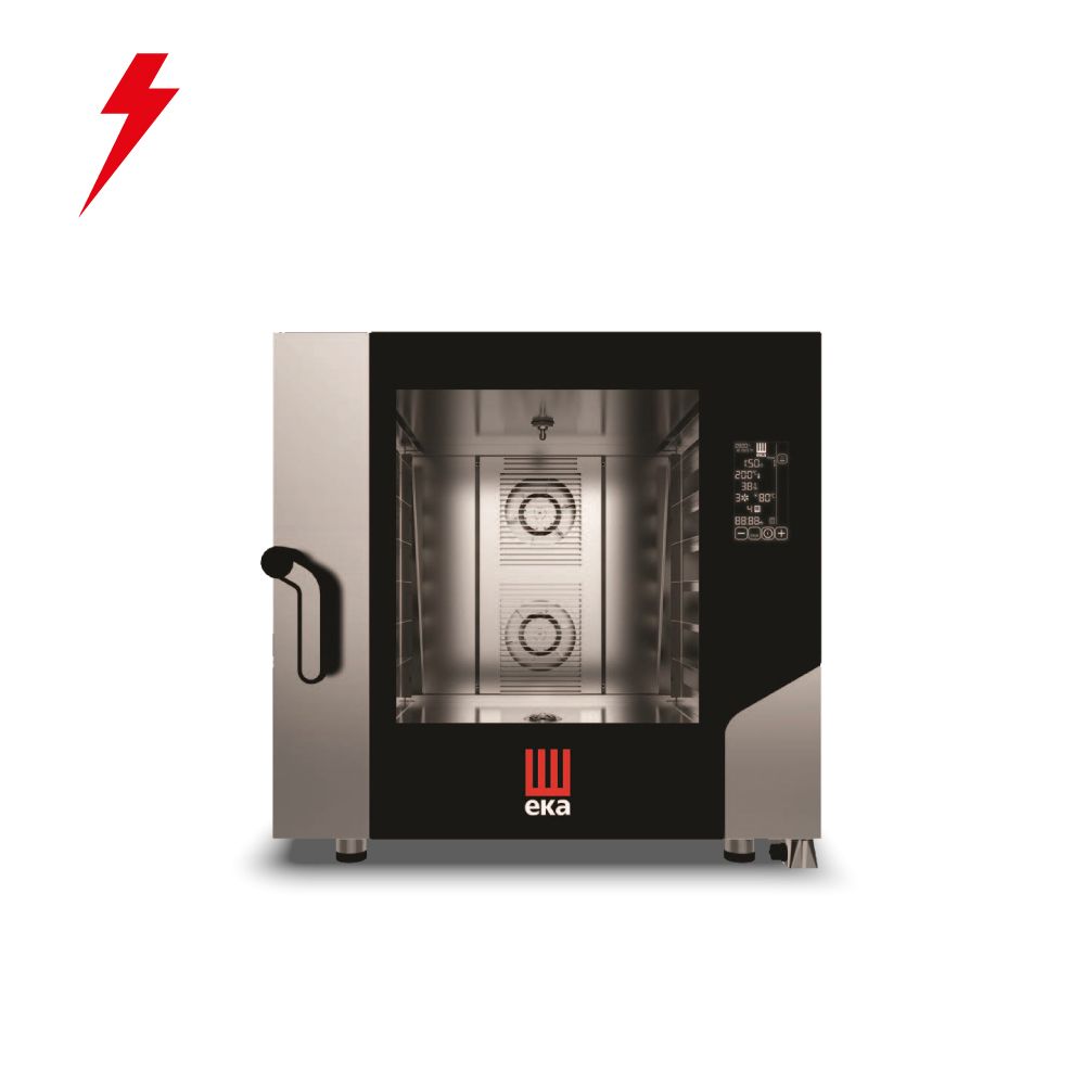web-1-mkf621-bm-1000x1000-1 Φούρνος κυκλοθερμικός απευθείας ψεκασμού 6 θέσεων GN 2/1 με ενσωματωμένο πλύσιμο - Image 1