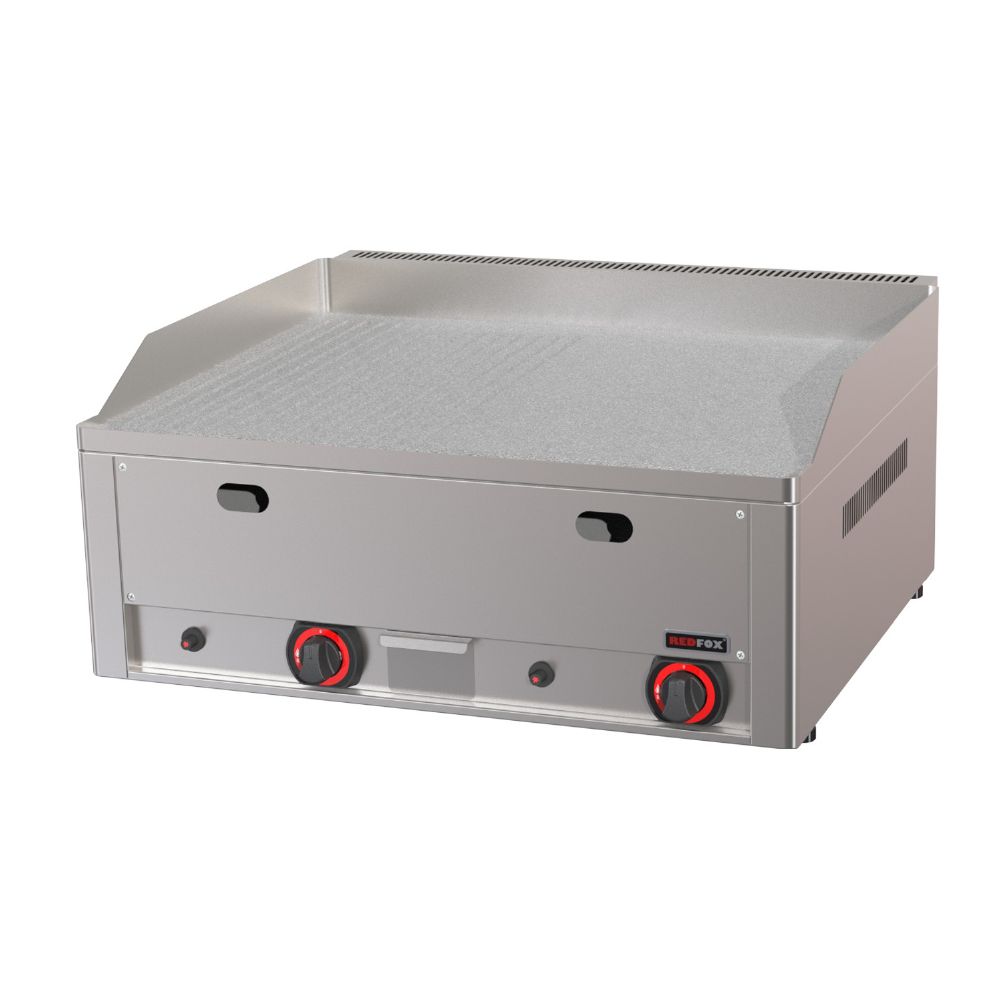 web1_fthrc_60_g_durable_1000x1000 Πλατώ αερίου διπλό 1/2 λείο 1/2 ραβδωτό χρωμίου - Image 1