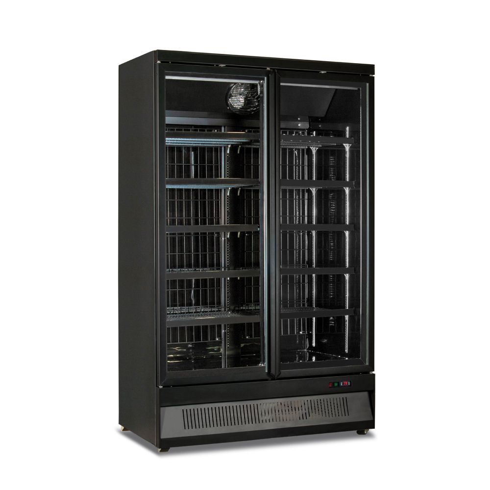 www-1-mr-126-black-1000x1000_1 Βιτρίνα κατάψυξης διπλή με ανοιγόμενες πόρτες - Image 1