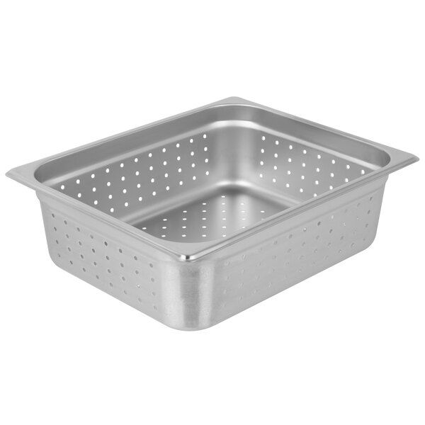 12-1124Ρ ΛΕΚΑΝΗ GASTRO 1/2 10 ΒΑΘ ΔΙΑΤΡΗΤΗ ΙΝΟΧ - Image 1