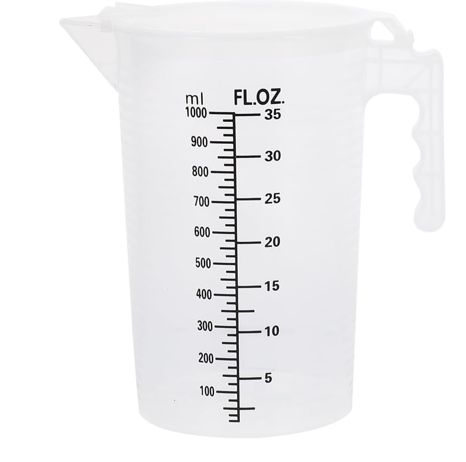 24-1832 ΚΑΝΑΤΑ ΔΟΣΟΜΕΤΡΗΤΗΣ ΜΕΖΟΥΡΑΣ ΥΓΡΩΝ 1000ML PP - Image 1