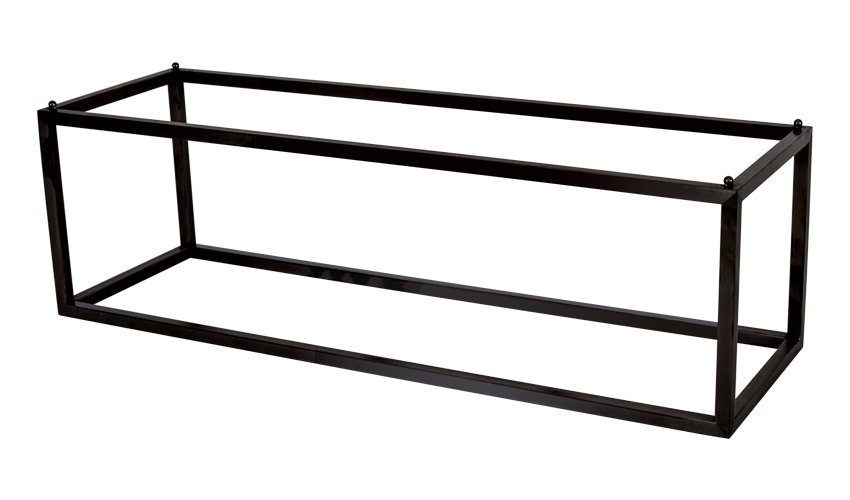 28-1012 ΒΑΣΗ GN 2/4 53x16.2x16 IRON ΜΑΥΡΗ - Image 1