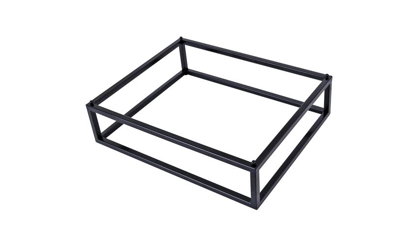 28-1110 ΒΑΣΗ GN 1/2 32.5X26.5X8 CM IRON ΜΑΥΡΗ - Image 1