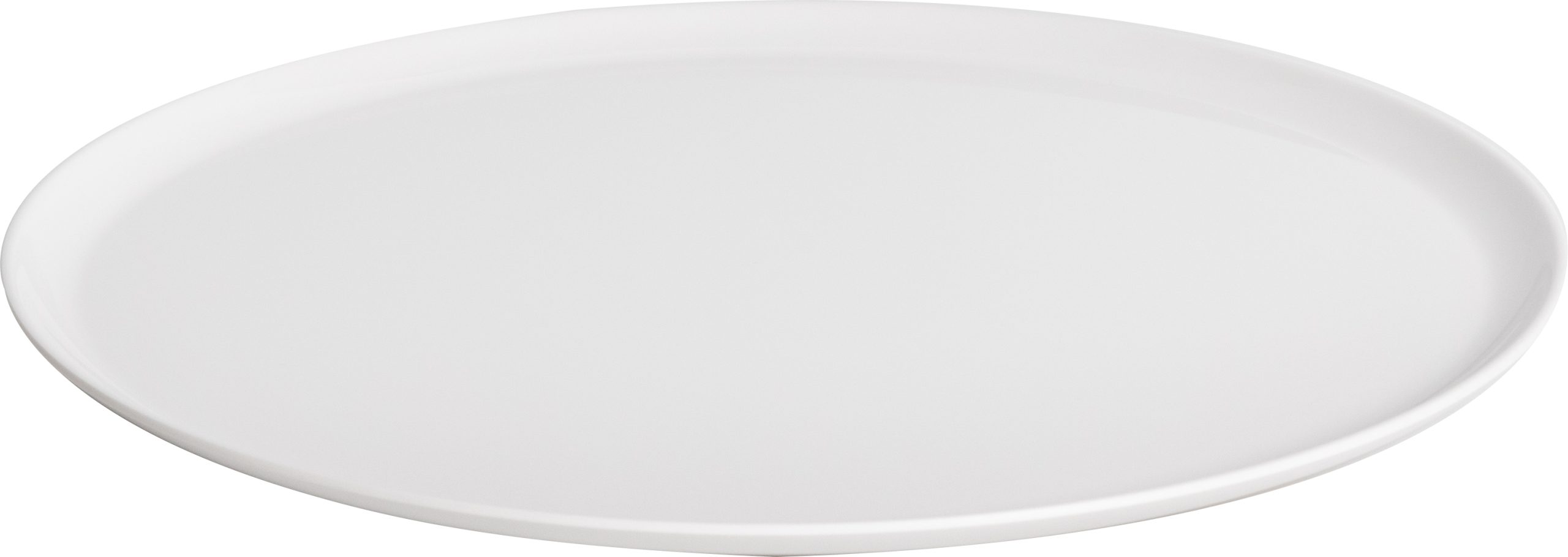 28-1668 ΔΙΣΚΟΣ ΠΑΡΟΥΣΙΑΣΗΣ ΣΤΡΟΓΓΥΛΟΣ WHITE Ø30 x 2,1 CM ΜΕΛΑΜΙΝΗΣ ΚΙΝΑΣ - Image 1
