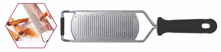 39-108355 ΤΡΙΦΤΗΣ ΙΝΟΧ FINE 29,5x6,5CM ΜΕ ΜΑΥΡΗ ΛΑΒΗ CUTLERY PRO - Image 1