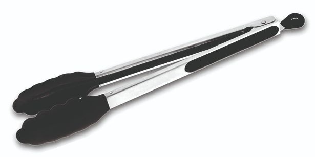 39-23230 ΛΑΒΙΔΑ ΚΟΥΚΟΥΝΑΡΑ INOX 23CM ΜΕ ΑΚΡΑ ΣΙΛΙΚΟΝΗΣ ΚΑΙ ΑΣΦΑΛΕΙΑ ΜΑΥΡΗ CUTLERY PRO - Image 1