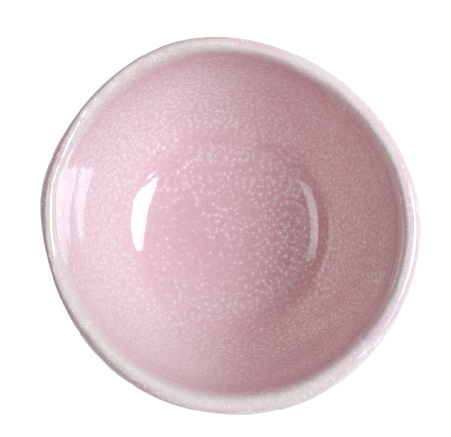 67-26107v2 ΜΠΩΛΑΚΙ PINK REACTIVE GLAZE 8CM Y4CM - Image 1