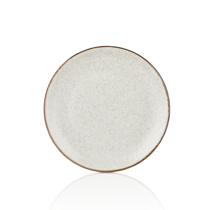 68-31039 ΠΙΑΤΟ ΡΗΧΟ EFFECT DUST 23 CM BYBONE PORCELAIN - Image 1