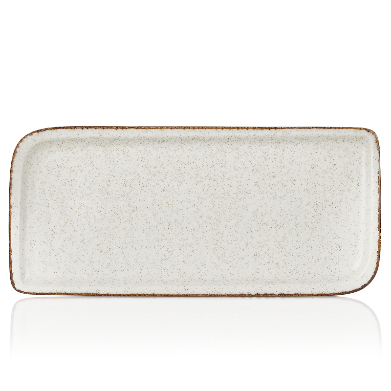 68-31075 ΠΙΑΤΕΛΑ ΟΡΘΟΓΩΝΙΑ EFFECT DUST 24x15 CM BYBONE - Image 1