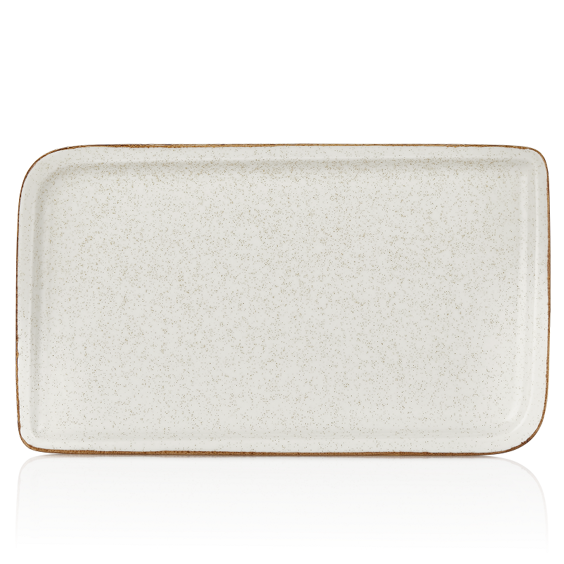 68-31077 ΠΙΑΤΕΛΑ ΟΡΘΟΓΩΝΙΑ EFFECT DUST 36x21 CM BYBONE - Image 1