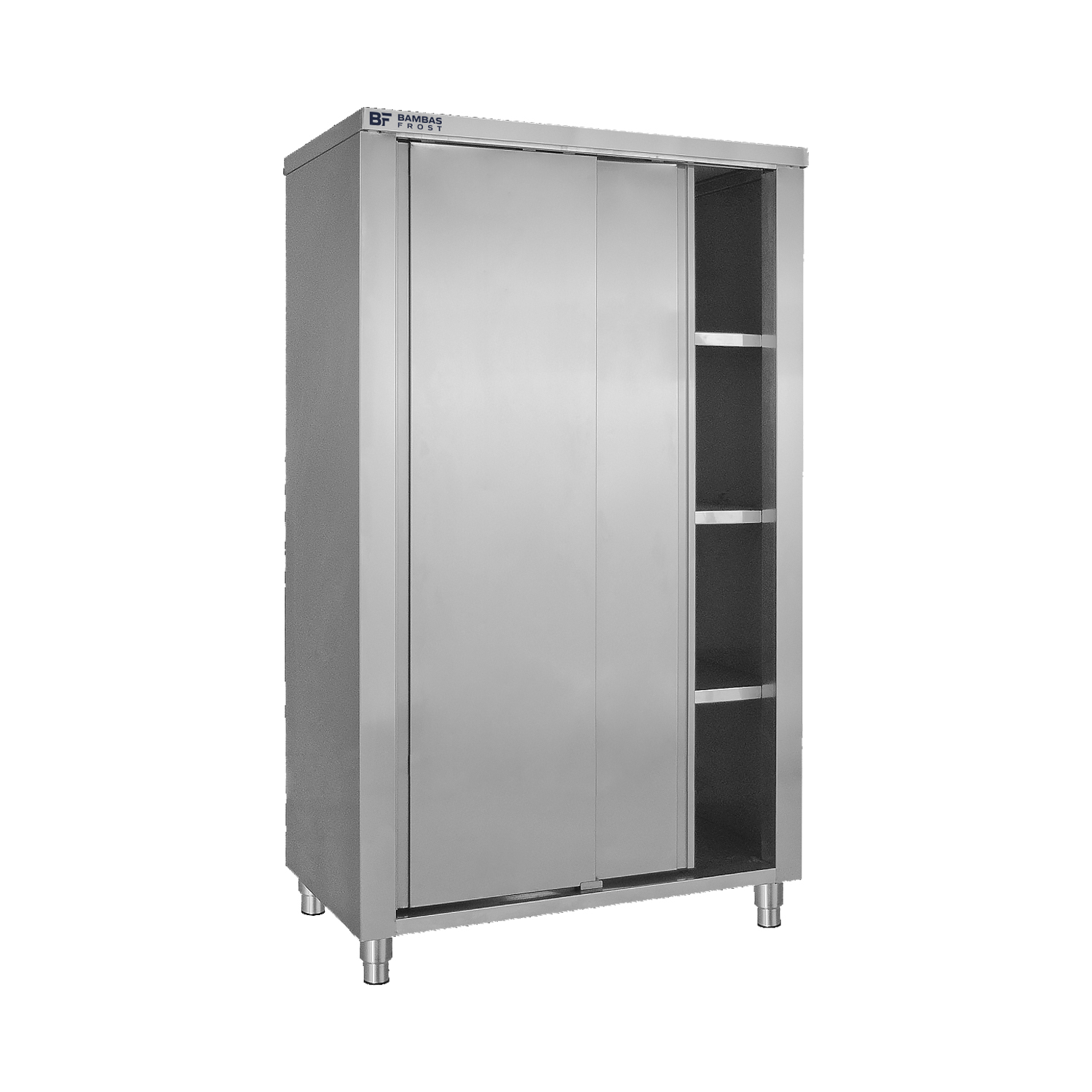 EE120 Ερμάριο 120x70x200 με ράφια - Image 1