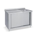 Λάντζα κλειστή με 2 γούρνες 50x50x30 ή 40x40x25 (240 x 70 x 85)