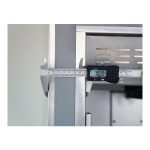 Θάλαμος βιτρίνα inox με συρόμενες πόρτες - Image 2