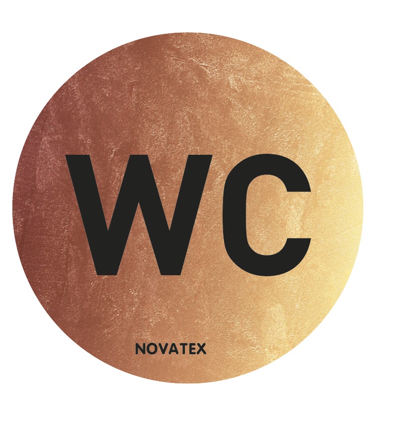 02-612 Σήμα ALU Copper "WC'' Φ10cm - Image 1