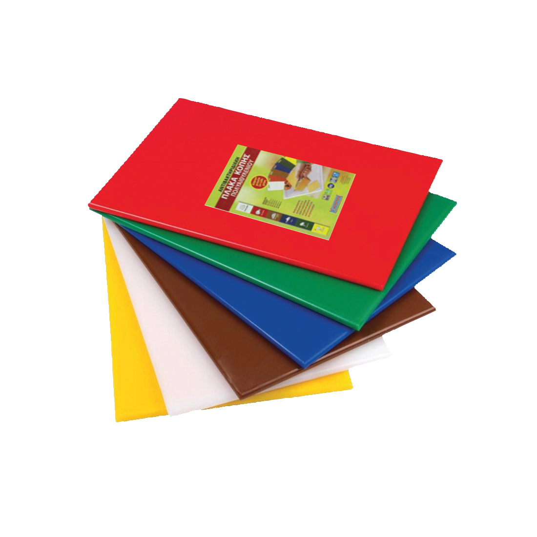 03-213 Πλάκα πολ/νίου κόκκινη 60x40x2cm - Image 1