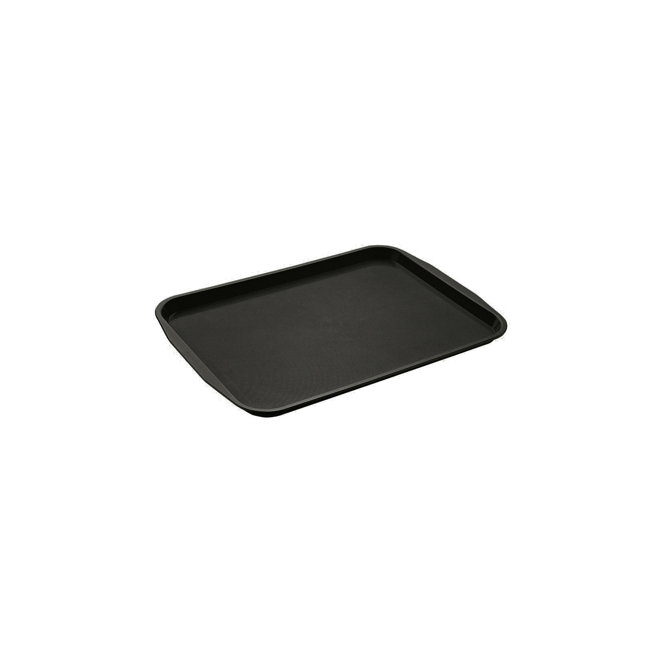 04-245 Δισκάκι "Fast Food" μαύρο 27x36cm - Image 1