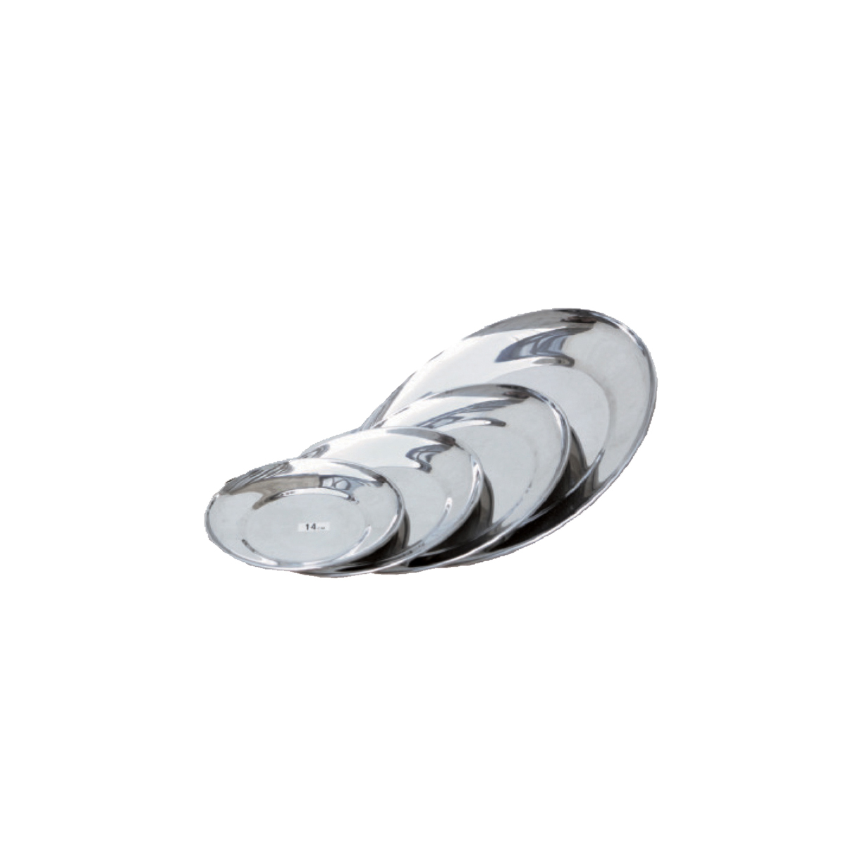 05-082-1 Πιάτο inox Φ19cm - Image 1
