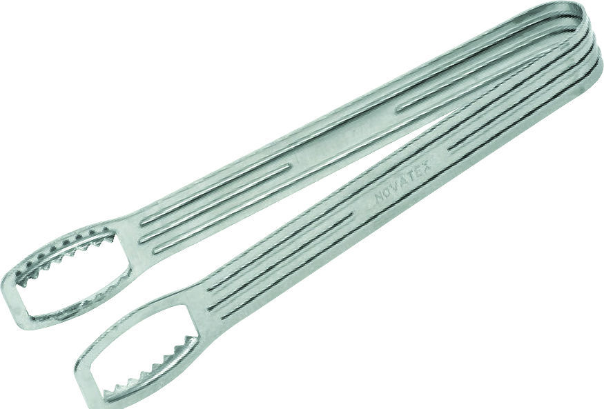 05-235 Λαβίδα πάγου inox 18/10 16cm - Image 1