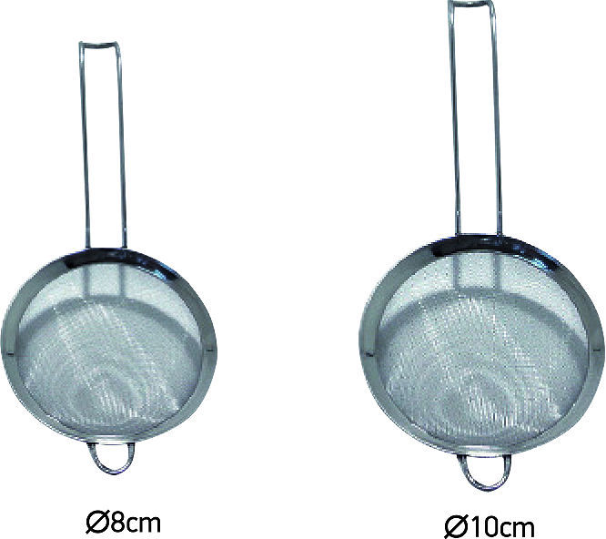 05-410 Σουρωτήρι inox με σίτα Φ8cm - Image 1