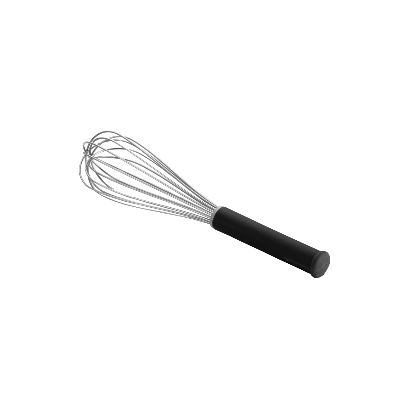05-674 Αυγοδάρτης inox μαύρη λαβή 25cm - Image 1