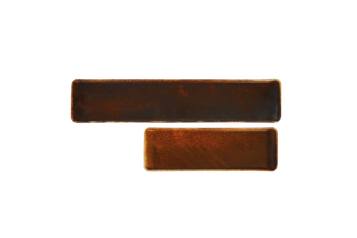 06-315 Πιατέλα ορθογώνια Sushi Gaia 46x9.5cm - Image 1