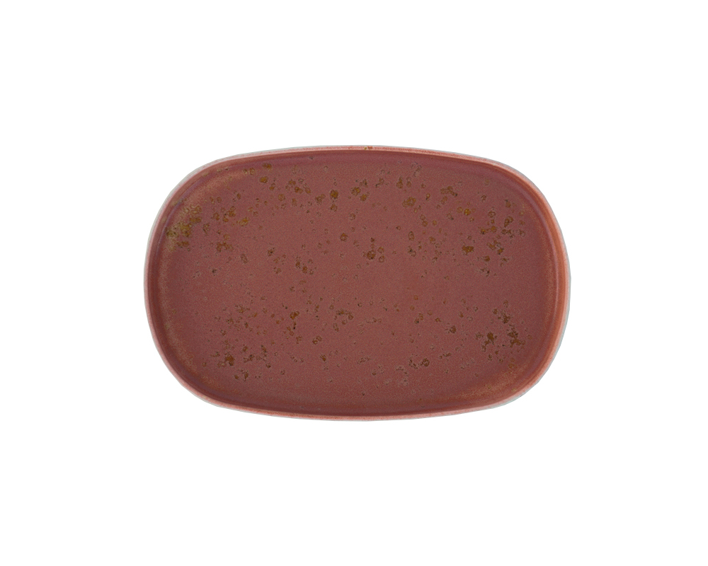 06-399 Πιατέλα οβάλ Elipse Rosa 34x22cm - Image 1