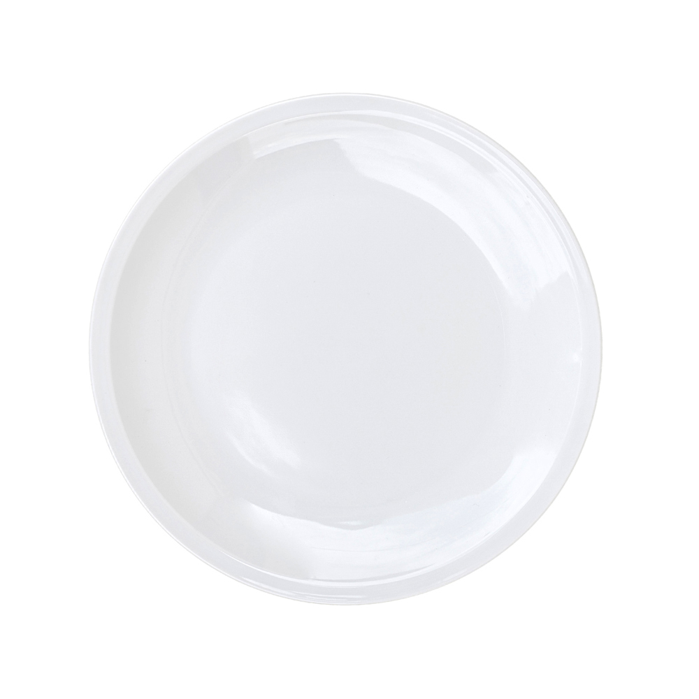 06-703 Πιάτο λευκό Fiesta Πορσελάνης 25cm - Image 1