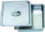 07-684 Καπάκι inox εγκοπή για 1/6 GN - Image 1