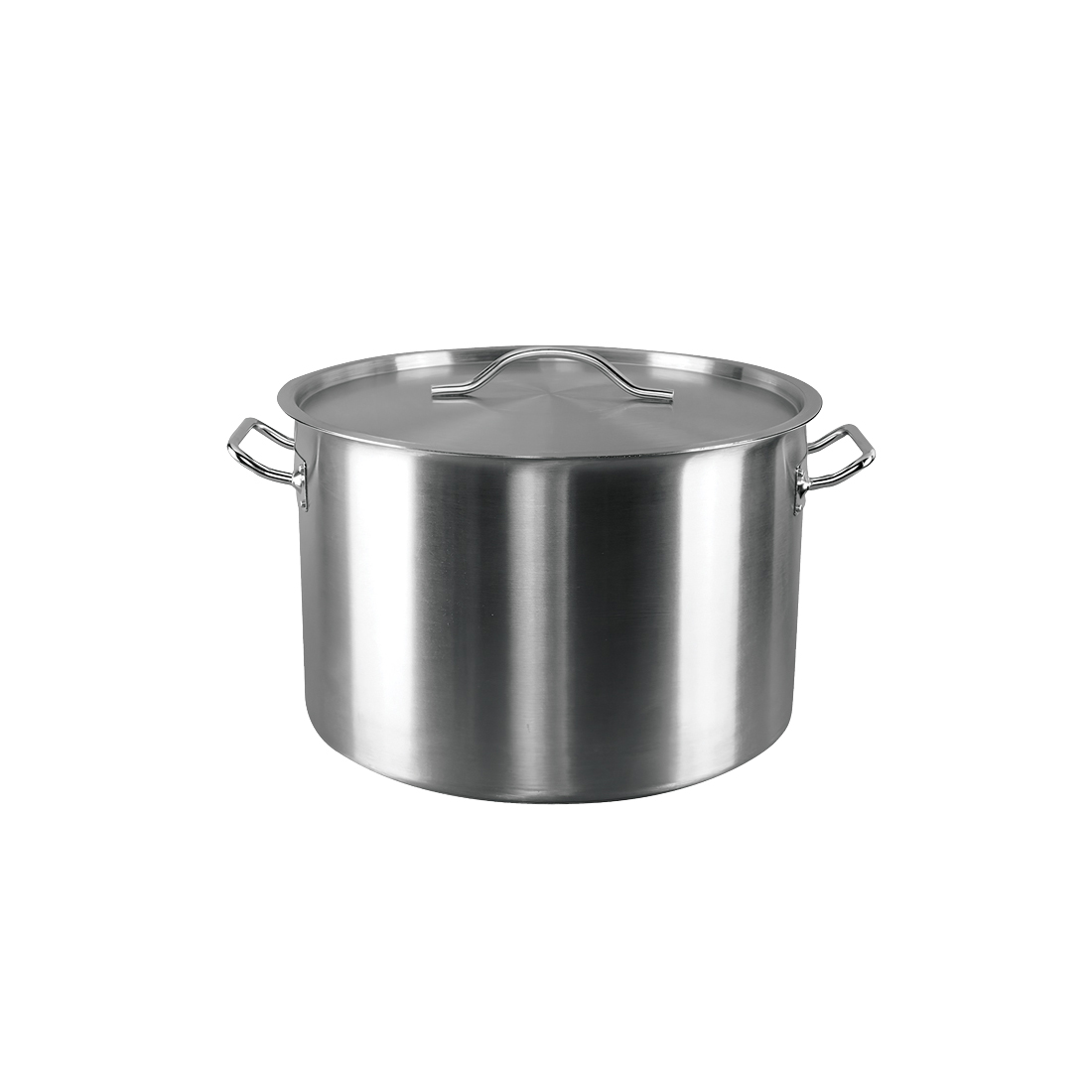 07-727 Χύτρα βαθιά inox με καπάκι 32.7lt Φ40x26Ycm - Image 1