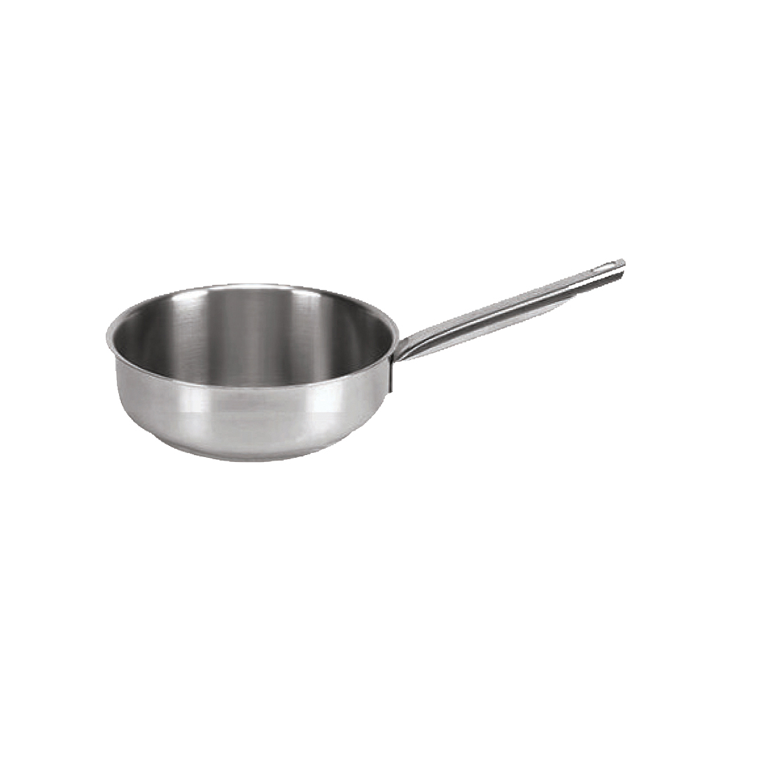 07-765 Κατσαρόλα ρηχή inox 1.4lt Φ16x6Ycm - Image 1