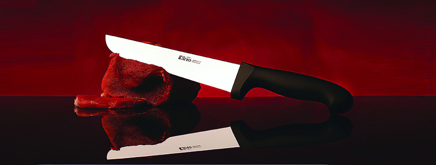 08-504 Μαχαίρι Santoku μαύρη λαβή 19.5cm - Image 1