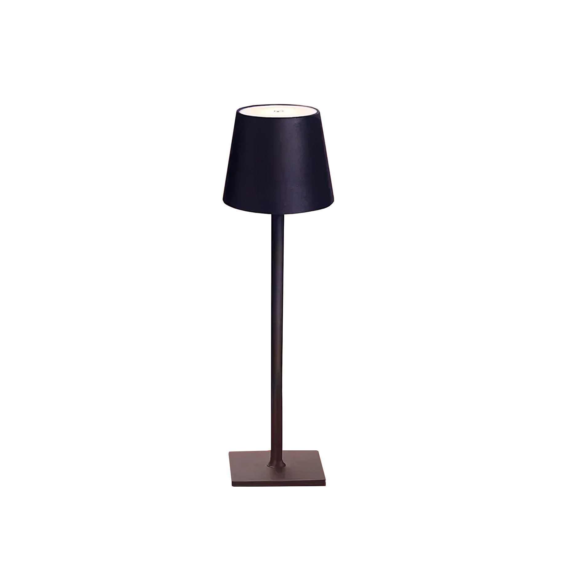 09-805 LAMP06,Επιτραπέζιο επαν/νο φωτιστικό 3πλού φωτισμού,αφής,ρυθμιζόμενης έντασης,Φ11Χ35cm,black matte - Image 1