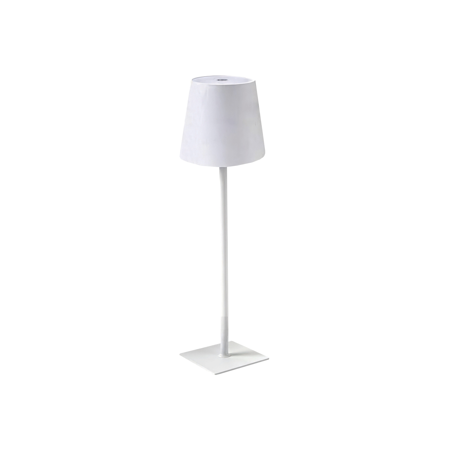 09-809 LAMP10,Επιτραπέζιο επαν/νο φωτιστικό 3πλού φωτισμού,αφής,ρυθμιζόμενης έντασης,Φ11Χ35cm,white matte - Image 1