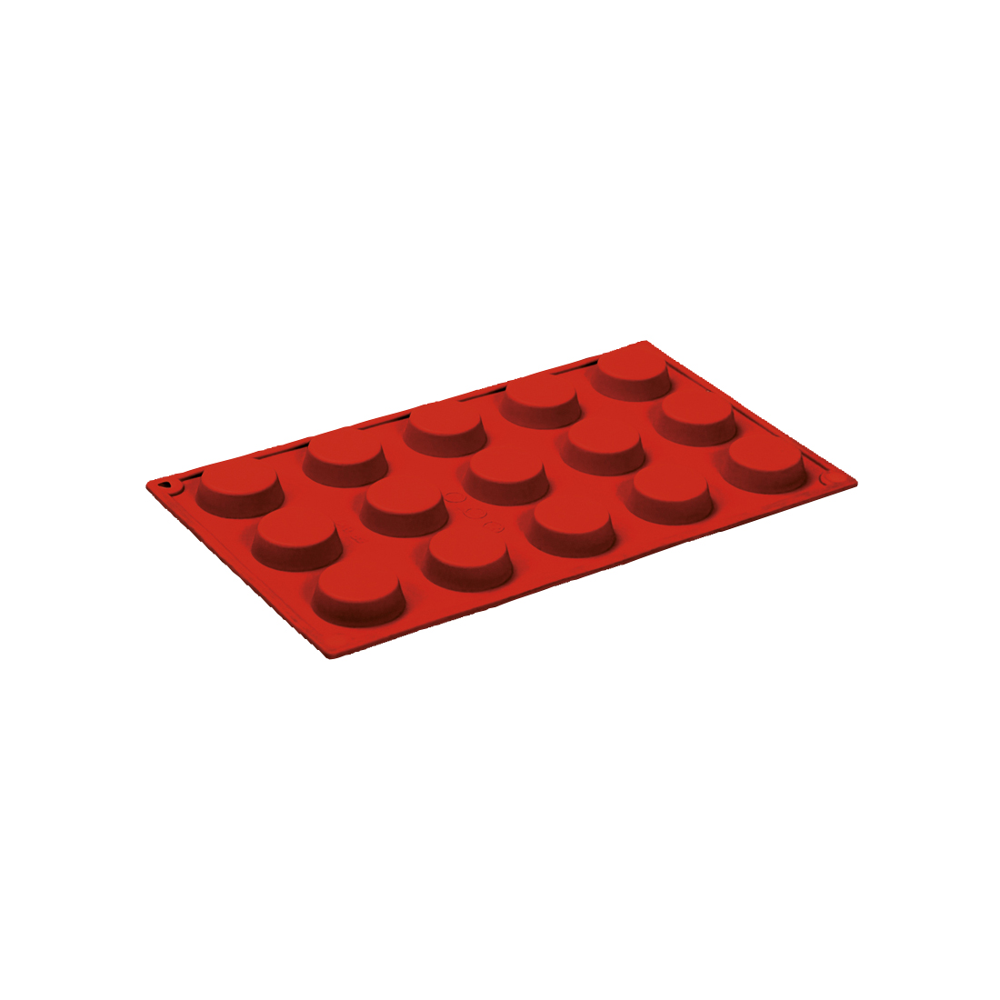 10-249 Καλούπι ζαχ/κής σιλικόνης 15x20ml στρογγ 30x17.5x1cm - Image 1