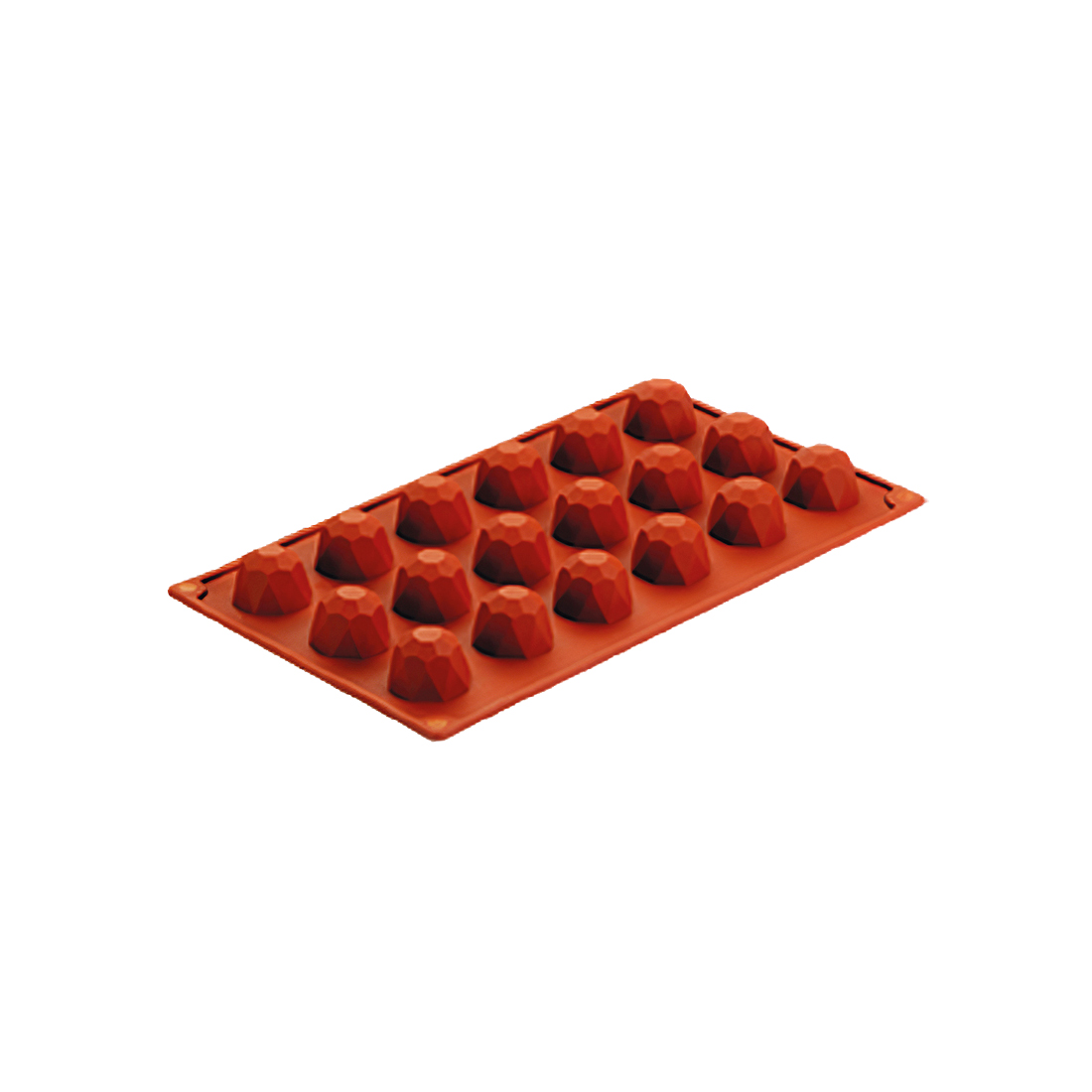 10-278 Καλούπι ζαχ/κής σιλικόνης 18x20ml στρογγ. 30x17.5x2.1cm - Image 1