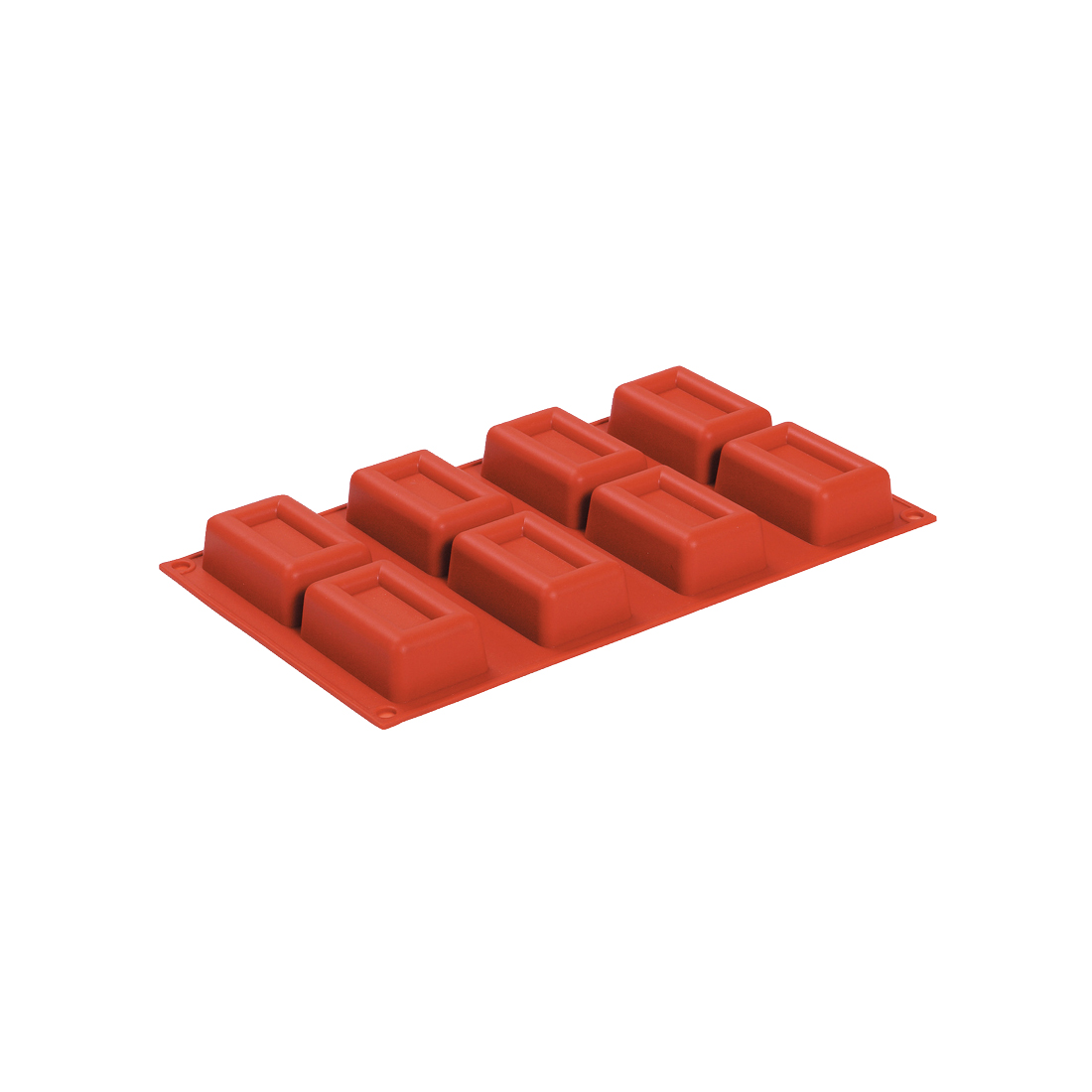 10-296 Καλούπι ζαχ/κής σιλικόνης 8x72ml ορθογ 30x17.5x3cm - Image 1