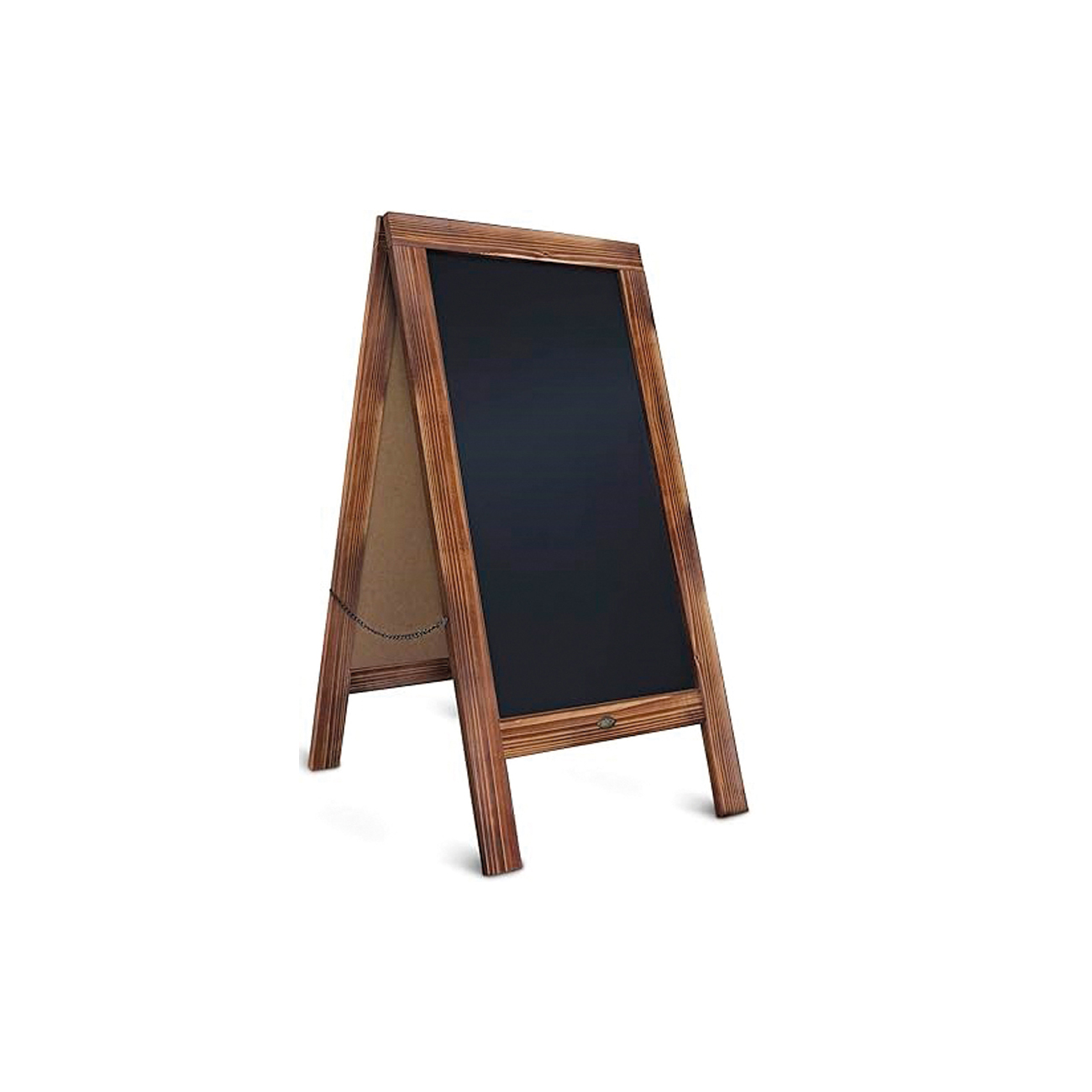 11-022 Πίνακας υγρής κιμωλίας διπλής όψης 50cm x 76cm Espresso - Image 1