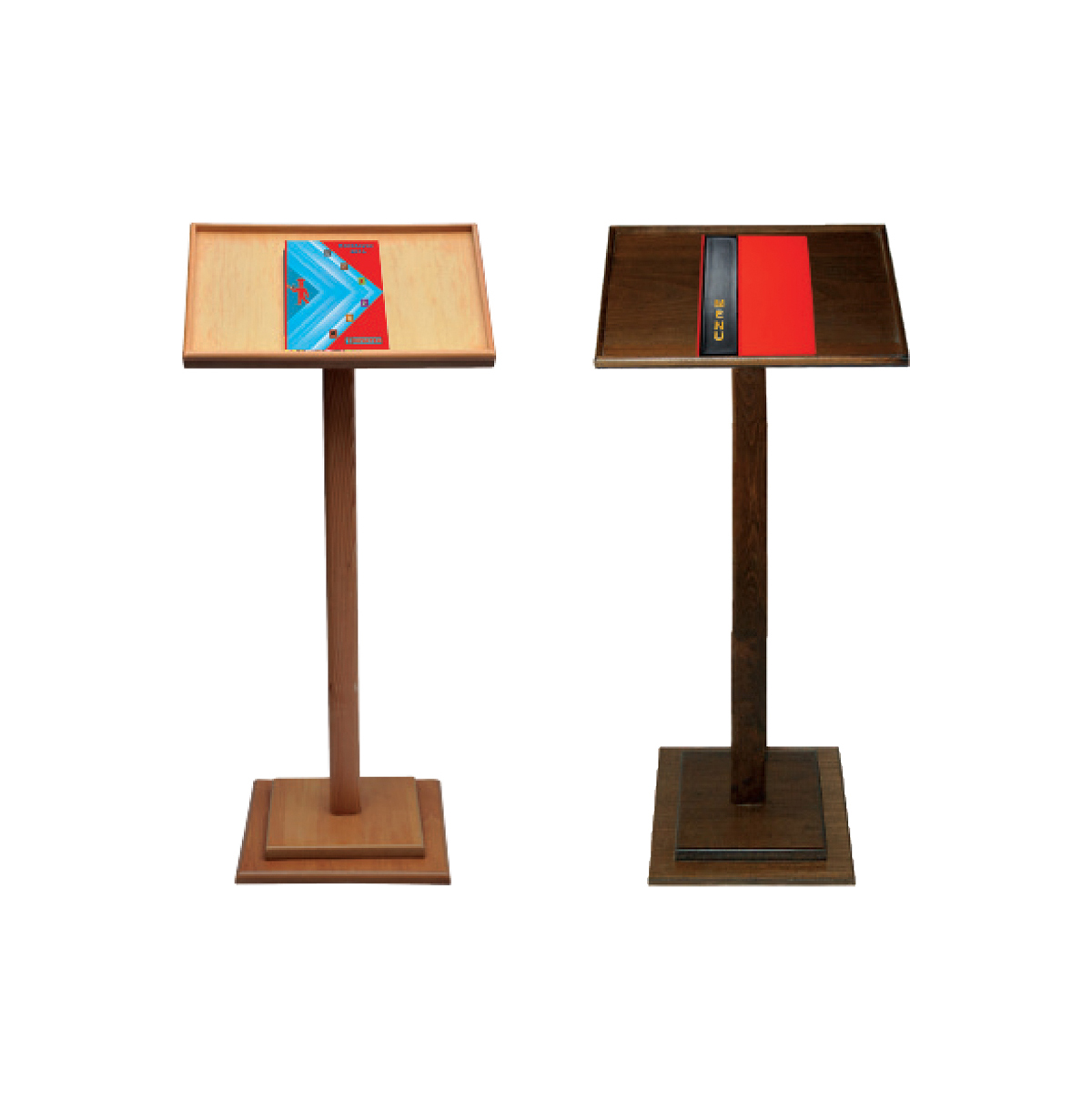 11-056 Αναλόγιο menu 56cm x 34cm x 118cm Φυσικό - Image 1