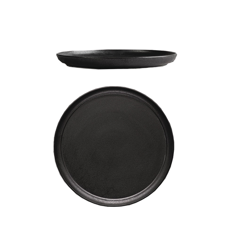 15-003 Πιάτο Πορσελάνης Wings Black 23cm - Image 1
