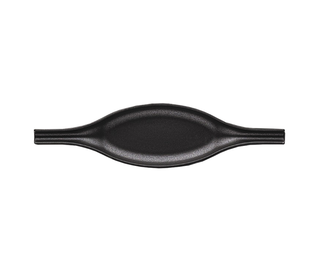 15-014 Πιάτο Πορσελάνης εσωτερικό οβάλ Wings Black 32cm x 8cm - Image 1