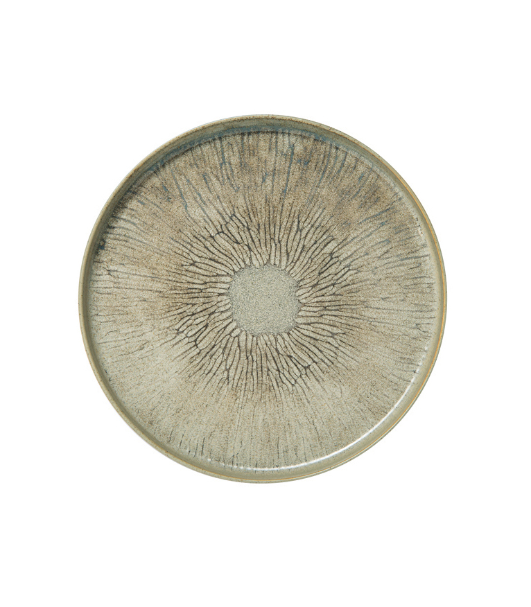 15-201 Πιάτο πορσελάνης Earth 25cm - Image 1