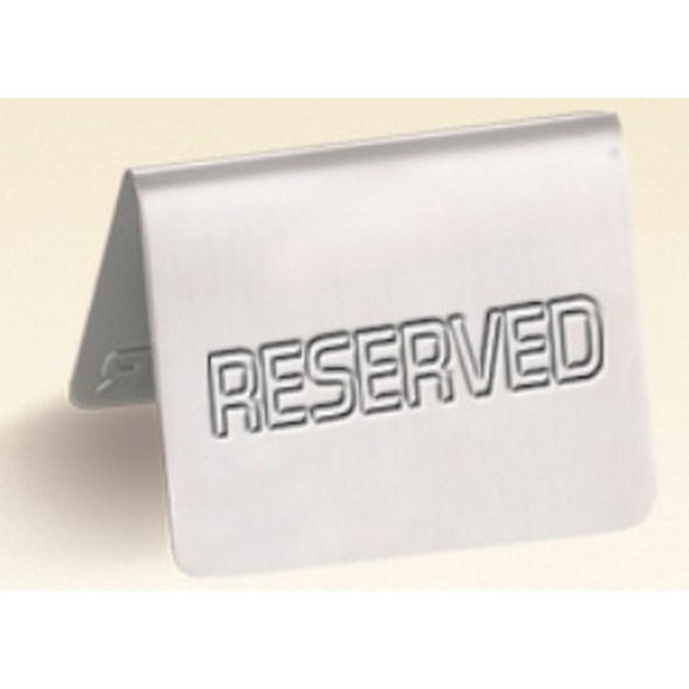 643b0ca9-e06e-f30d-d92d-0199a8959dc3-1 ΣΗΜΑΝΣΗΣ ΑΝΟΞΕΙΔΩΤΗ "RESERVED" 12x6cm 409515 - Max.Home® - Image 1