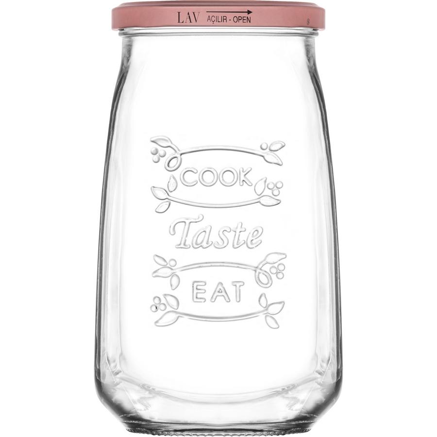 d5b92912-8871-c7f9-2bb1-01887ff7ec58-1 ΒΑΖΟ 1050ml με ΜΕΤΑΛΙΚΟ ΒΙΔΩΤΟ ΚΑΠΑΚΙ TASTY - LAV - Image 1