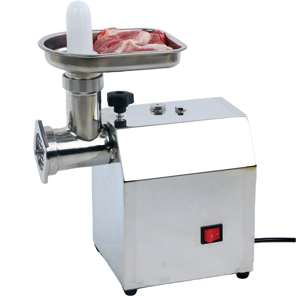 59593 Κρεατομηχανή ηλεκτρική, 100Kg/h, 850W, για νωπό κρέας, 1 Inox μαχαίρι & 2 πλάκες, 38x21.5x41cm - Image 1