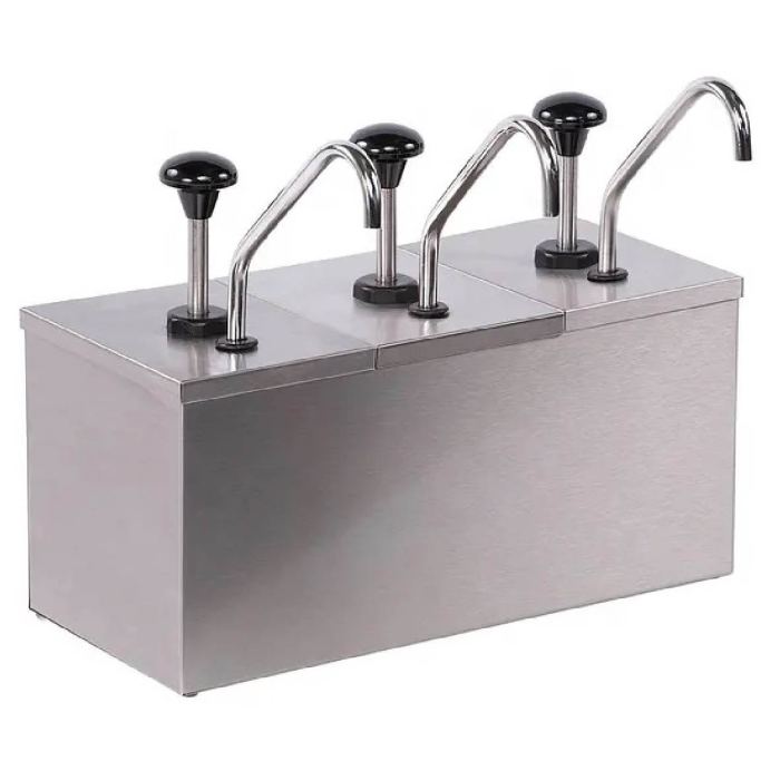 NHD-230-01-01 Dispenser διανεμητής σαλτσών με ανοξείδωτη αντλία (2+2+2lt) - Image 1