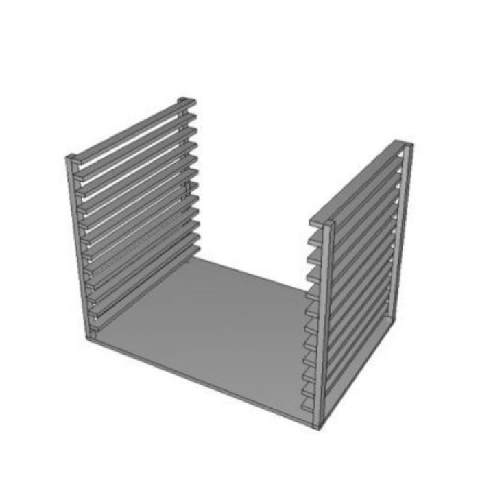 admin-ajax-1 Σκαλιέρα για τραπέζι Inox -12 λαμαρίνες 60×40 cm - Image 1