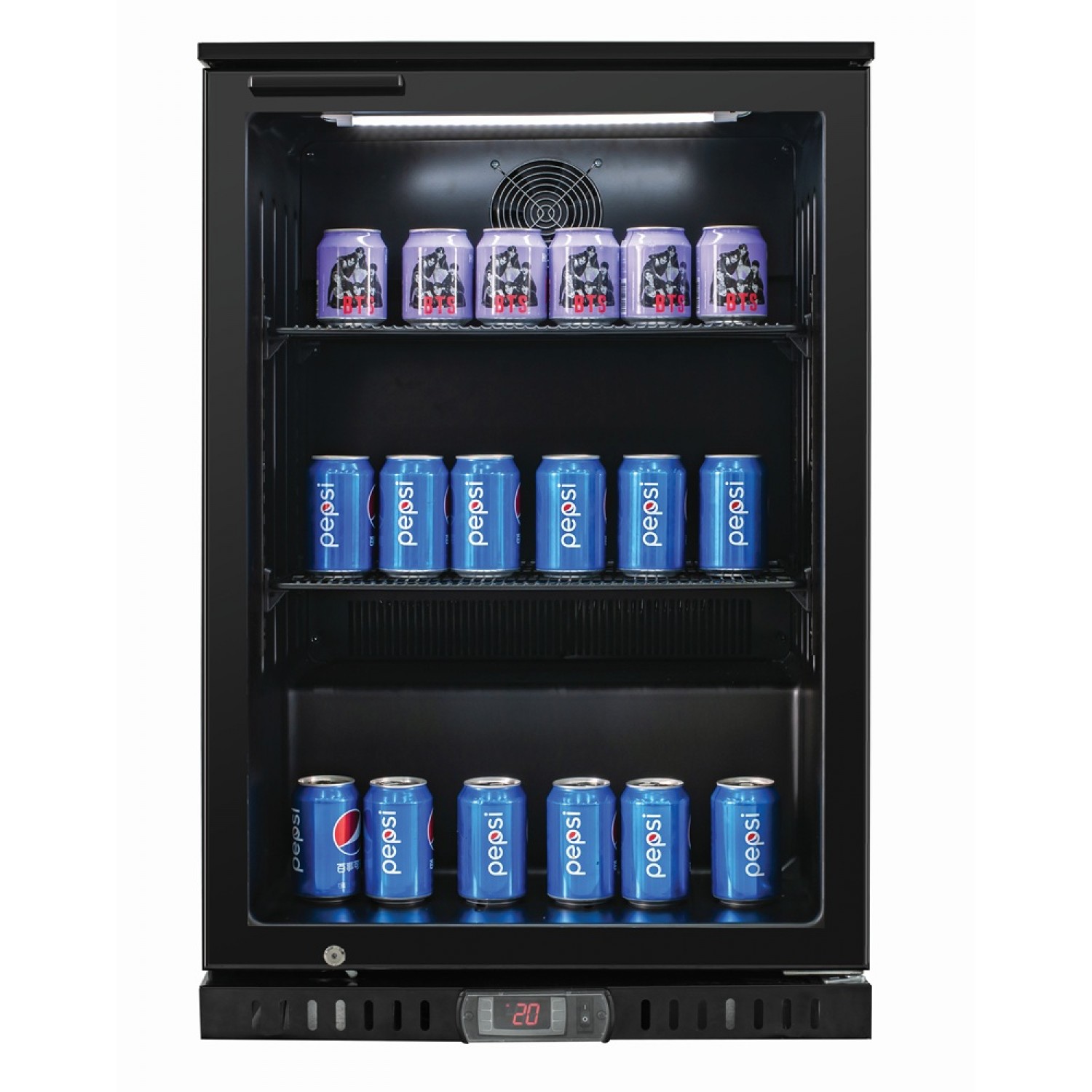 bain92-1500x1500 Βιτρίνα back bar 1 ανοιγόμενη πόρτα 600*520*845mm BBS-130H(A) - Image 1