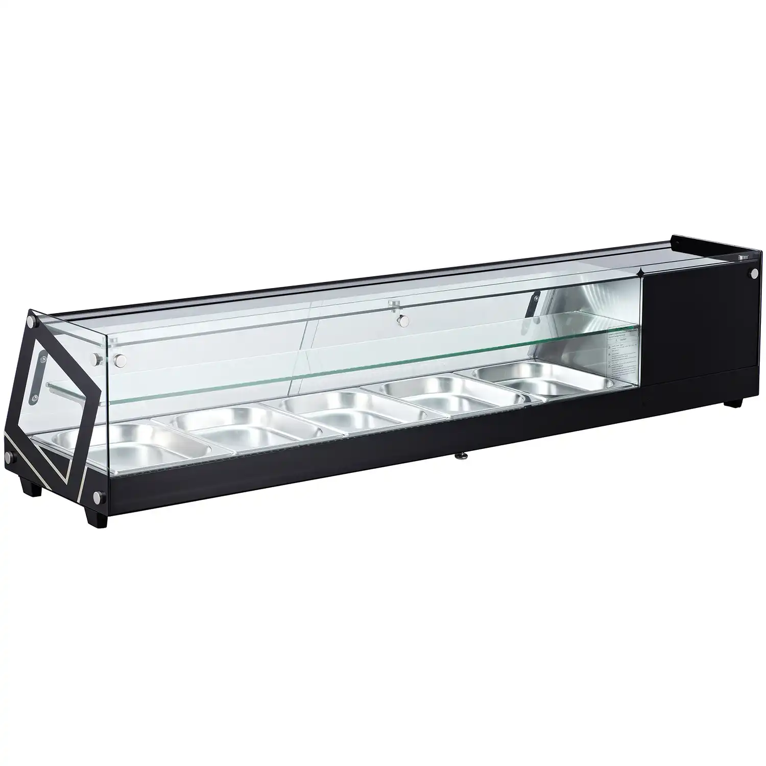 karamco-fs-104-L-2 Βιτρίνα Ψυχόμενη Επιτραπέζια για 5 GN1/2 FS-104L-2 - Image 1