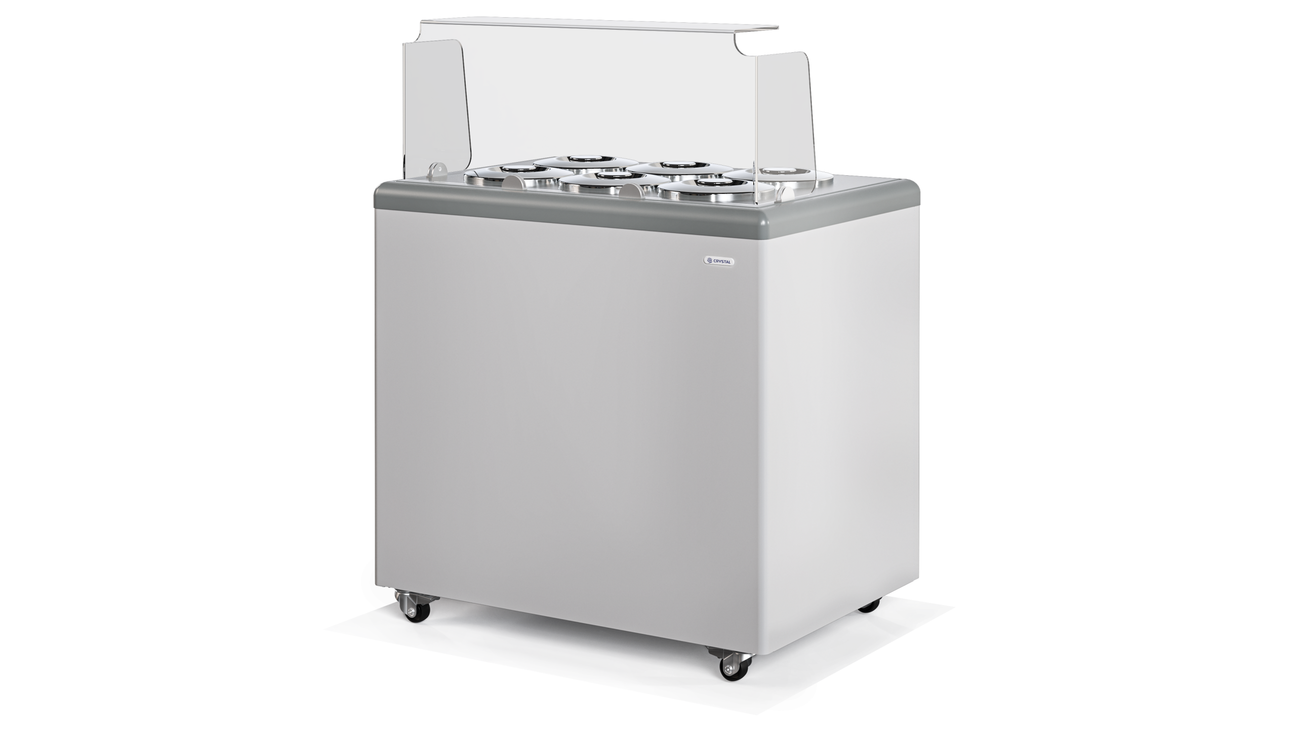 GELATTI_6 Pozzetti style ice cream freezer counter - Image 1